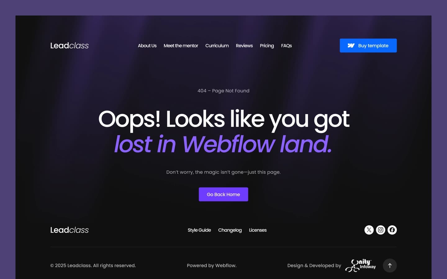 website template